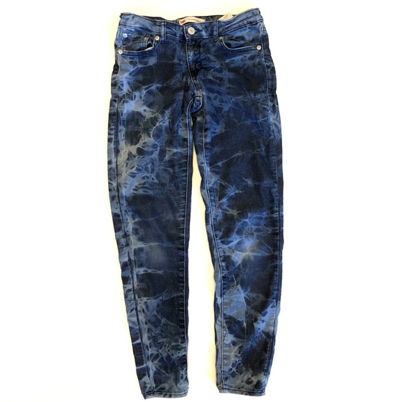 Levi's Other - Levis 710 Super Skinny acid wash stretch Girl 14 R